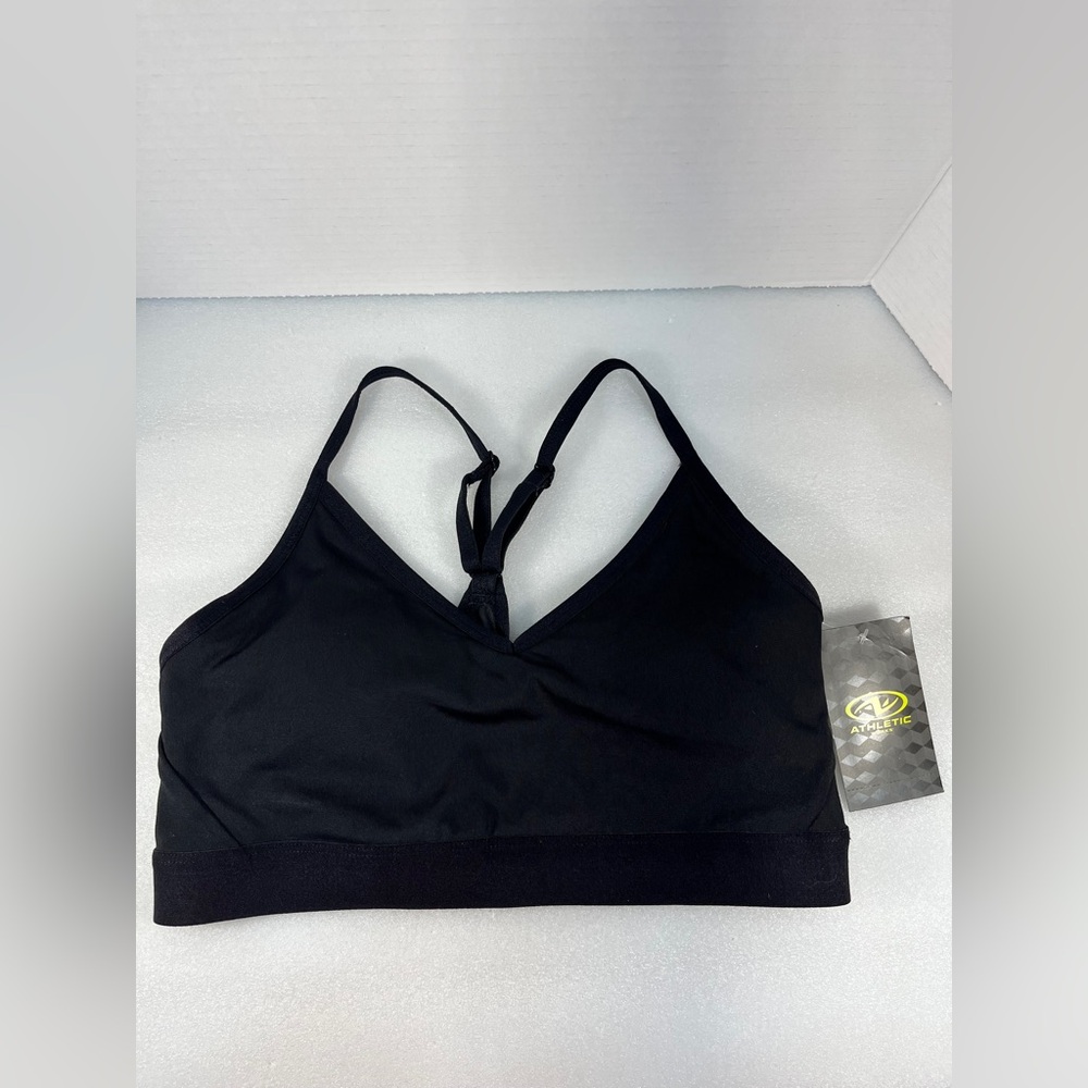 Sports Bras (set 2 bundle) size SMALL (4-6) Both are black: NEW - Picture 6 of 9